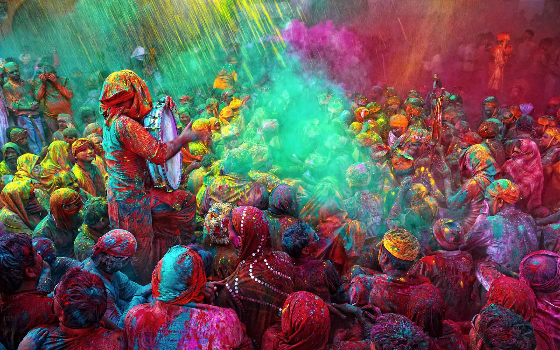 holi India